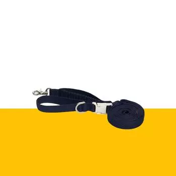Поводок для выгула собак с антишоковым эффектом navy