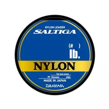 Поводок нейлоновый Daiwa Saltiga 50м 40фунтов (# 12) чистый