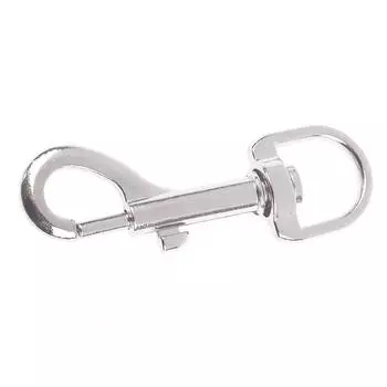 Поводок с пряжкой для домашних животных из нержавеющей стали, двойная пряжка с цепочкой для головы собаки, пряжка для дайвинга