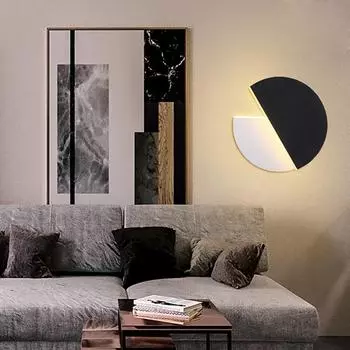Поворот настенных светильников Спальня Диваны Гостиная Настенная аппликация Домашнее освещение Прикроватный светильник Крепление для интерьера Настенный светильник Warm White (2700-3500K) белый
