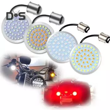 Поворотник для мотоцикла повышает безопасность водителя благодаря долговечным светодиодным указателям поворота для мотоцикла, источник питания для улицы жёлтый/белый