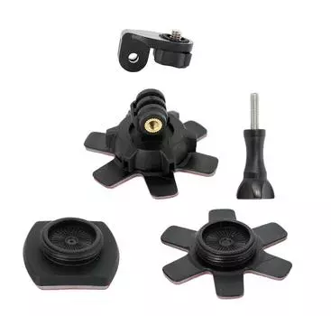 Поворотное крепление Тип 2 изогнутое клейкое плоское для носимой камеры ION AirPro REC-MOUNTS Самоклеящееся (Клей + крепление) [ION-51T2CN]