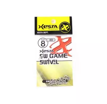 Поворотное разъемное кольцо Xesta SW Game, размер 8, 40 фунтов (8237)