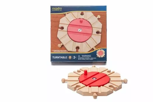 Поворотный круг для направления движения автомобиля серии «Maxim Wooden Rail Set»