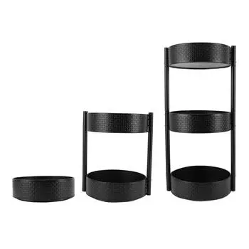 Поворотный стол для специй, вращающийся на 360 градусов, большой емкости, многофункциональный проигрыватель из углеродистой стали Seas Monolayer