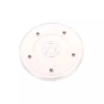 Поворотный стол Прозрачный акриловый вращающийся на 360 градусов стенд с круглым основанием Ленивые украшения Декор поворотные пластины мебельная фурнитура