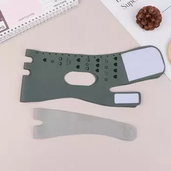 Повязка для лица, дышащая V-образная повязка для лица, подтяжка щек, против морщин, тонкая маска для лица, уменьшающая двойной подбородок, V-образная линия, формирующая повязка one size