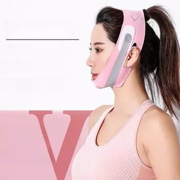 Повязка для похудения V-Face: Подтягивает, укрепляет и моделирует лицо, придавая ему скульптурную красоту. Уменьшает двойной подбородок и укрепляет жевательные мышцы, улучшая контуры лица. 1.0 Pink