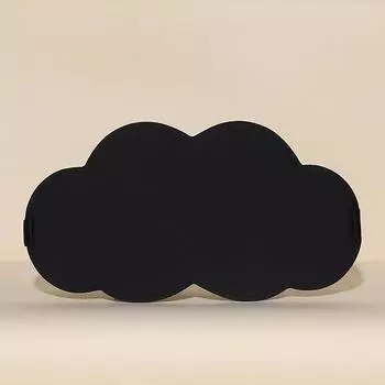 Повязка для сна 3D Облако Мультяшное облако Маска для сна Затеняющая повязка на глаза Помощь для сна Защита для глаз Отдых для глаз Расслабление Покрытие для глаз чёрный