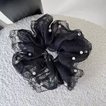 Повязка для волос для девочек женщин аксессуары резинки корейский эластичный резиновый фасинатор элегантный дизайнерский винтажный жемчуг взрослые новый
