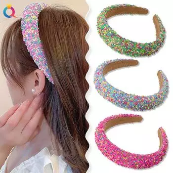 Повязка для волос, новинка 2024, легкая роскошная повязка для волос с французским жемчугом, женская повязка на голову Xiaoxiang с сеткой из красной золотой линии, повязка на голову с обмоткой для волос