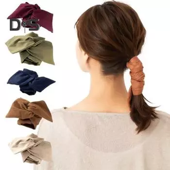Повязка для волос, однотонная повязка на хвост, держатель для хвоста, декоративная простая резинка для волос, удобная для кожи головы тканевая повязка на голову для женщин коричневый