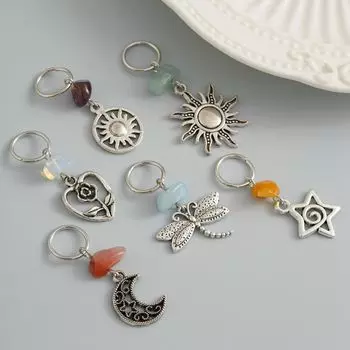 Повязка для волос с кисточкой-бабочкой, жемчужное плетение, аксессуары для волос, плетеное кольцо для волос, женские аксессуары для волос style 6