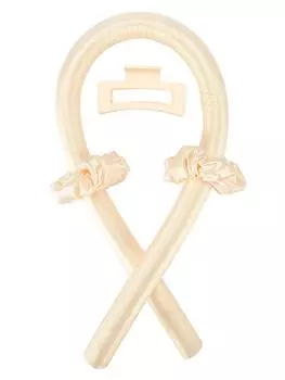 Повязка для завивки волос без нагрева, шелковая лента без нагрева с зажимом для волос, ленивый инструмент для укладки волос DIY для сна