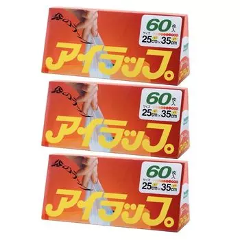Повязка на глаза 60 шт. x 3 шт. в наборе Iwatani Materials пластиковый пакет