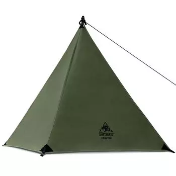 Повязка на глаза OneTigris Triangular Bonfire Camp Blindband, изготовленная из регулируемого пламени, воды, гибкой сумки для хранения, в комплекте поликоттон, ширина, ветрозащита, огнестойкая, армия зеленый