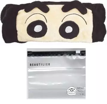 Повязка на голову Crayon Face Wash Sports Headband Set Slider Shin-chan Shin-chan (Повязка для волос, сумка)