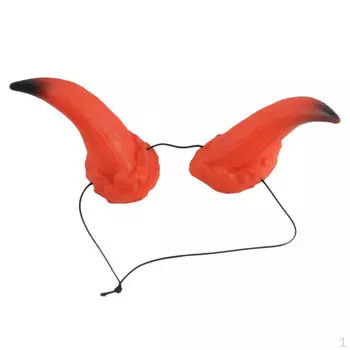 Повязка на голову для девочек, нарядное платье на Хэллоуин с дьяволом, головные уборы