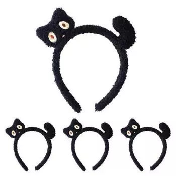 Повязка на голову для куклы-кошки из норки