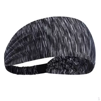 Повязка на голову для мужчин и женщин. Идеально подходит для тренировок на свежем воздухе. серый