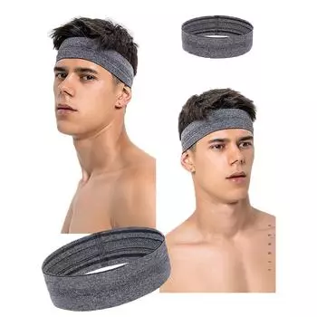 Повязка на голову для тренировок на открытом воздухе, поглощающая пот, повязка на голову для фитнеса, повязка на голову для мужчин и женщин, эластичная повязка на голову для занятий йогой и велосипедом, повязка на голову для упражнений на открытом воздухе