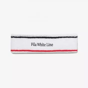 Повязка на голову Fila Tennis Stripe Fs3bdg1203x Whi WHITE/000