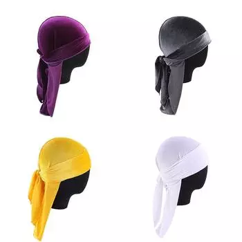 Повязка на голову Хвост Пиратский стример Там-О -Шантер Бархатная длинная шляпа Длинная шляпа Дураг 46*105cm красный