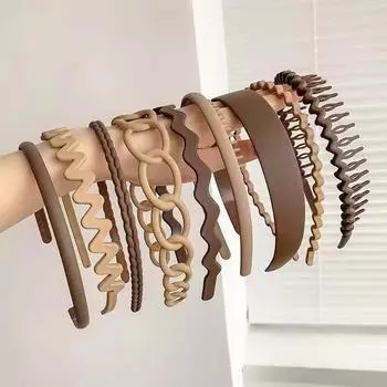 Повязка на голову из 9 частей, Женское средство для умывания лица, Волосы под давлением, Заколка для волос, Челка, Сломанные волосы с зубцами, Противоскользящая повязка на голову, Артефакт, Аксессуары для волос