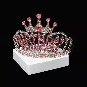 Повязка на голову из сплава со стразами, аксессуары для волос, день рождения, свадьба, корейская невеста, подружка невесты, подарок, аксессуары, корона для волос