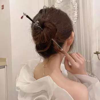 Повязка на голову Милая плюшевая мышь для мытья лица Аксессуары для волос Женская шпилька для волос Сетка для волос Красные волосы Милый головной убор для девочек белый