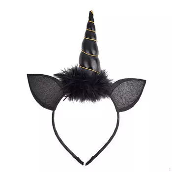 Повязка на голову на Хэллоуин, обруч для волос для косплея для ролевой игры на вечеринке в стиле карнавал