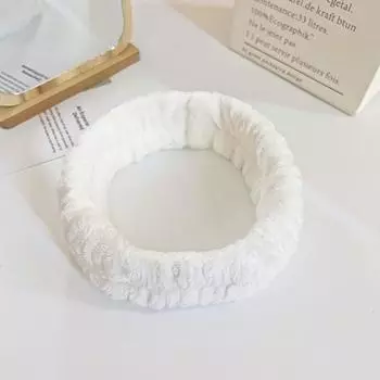 Повязка на голову, набор повязок на запястье, женское средство для умывания лица, нескользящая повязка на голову, плиссированные аксессуары для волос, резинка для волос.