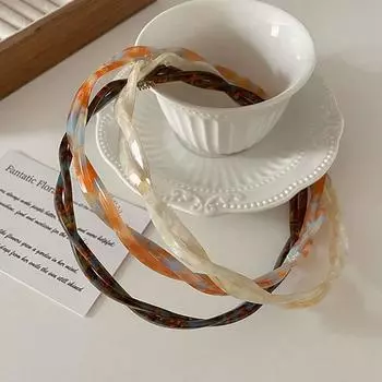 Повязка на голову обруч для волос в корейском стиле головной убор твист-повязка для волос женские аксессуары для волос крест-накрест повязка на голову A