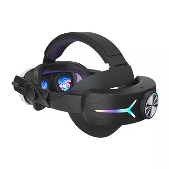 Повязка на голову RGB VR, удобный головной убор с губкой, аксессуары VR, ремешок на голову VR для Meta Quest 3