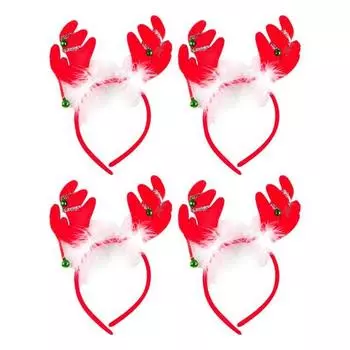 Повязка на голову Рудольф для вечеринки