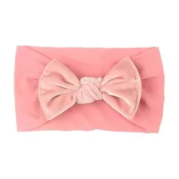 Повязка на голову с бантом для новорожденных девочек, головной убор для маленьких девочек, одежда, аксессуары для фотосессии