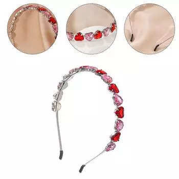 Повязка на голову с драгоценными камнями для девочек, головной убор для девичника, свадебной вечеринки, обруч для волос, музыкального фестиваля, элегантный обруч для волос королевский синий