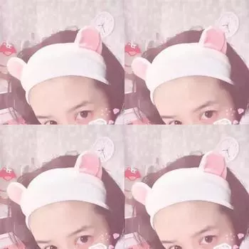 Повязка на голову с кошачьими ушками, повязка на голову, подарок на вечеринку, головной убор, аксессуары для волос, инструменты для макияжа красный