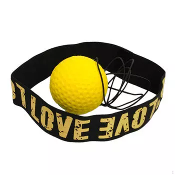Повязка на голову с мячом для бокса, регулируемая координация рук и глаз, тренировка штамповки 60g Tennis Ball