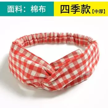 Повязка на голову с перекрестной резинкой, шифоновая маленькая цветочная маленькая свежая повязка на голову женские аксессуары для волос, головной убор Kapeng factory direct sales [customizable]