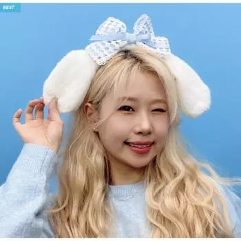 Повязка на голову с персонажем Sanrio Повязка на голову Sanrio на выпускной вечер на Хэллоуин, 1 штука, булочка с корицей