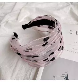 Повязка на голову с широким краем для белых и пушистых волос - Дышащий артефакт для укладки волос для женщин