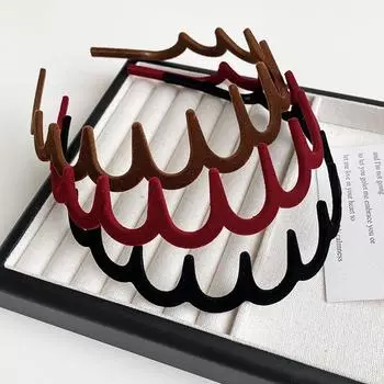 Повязка на голову с улучшенным ароматом для женщин – нескользящая, идеально подходит для умывания лица и снятия макияжа красный