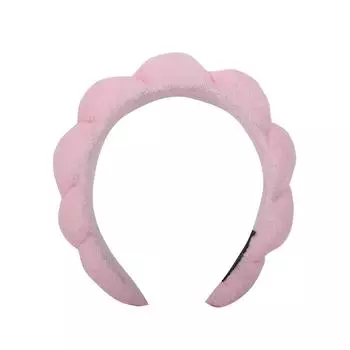 Повязка на голову Twist Sponge High Cranial Top High Sense Spa повязка на голову Повязка на голову Повязка на голову для умывания лица Макияж Облако Аксессуары для волос розовый