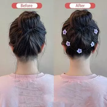 Повязка на голову U-образная расческа для укладки волос, заколка для волос в виде весеннего цветка, милая невидимая дополнительная подставка для волос для девочек style 7