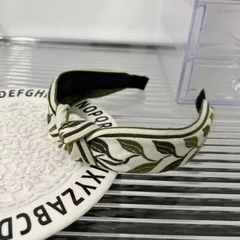 Повязка на голову в стиле бохо, этнический стиль, вышитый цветок, повязка на голову в стиле знаменитостей, простая темпераментная заколка для волос, женский цветок