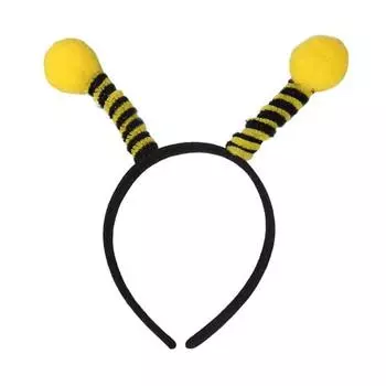 Повязка на голову в виде пчелы на Хэллоуин, рождественскую вечеринку, праздничный обруч для волос в виде пчелы, аксессуары для волос на праздничную вечеринку