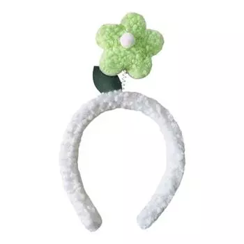 Повязка на голову Youms Poppy Flower, зеленая, 1 шт.