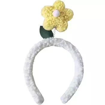 Повязка на голову Youms Poppy Flower, желтая, 1 шт.