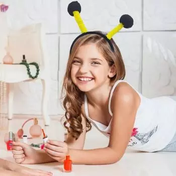 Повязка на голову Yousheng Bee на Хэллоуин, рождественскую вечеринку, праздничный обруч для волос в виде пчелы, праздничные повязки на голову, аксессуары для волос